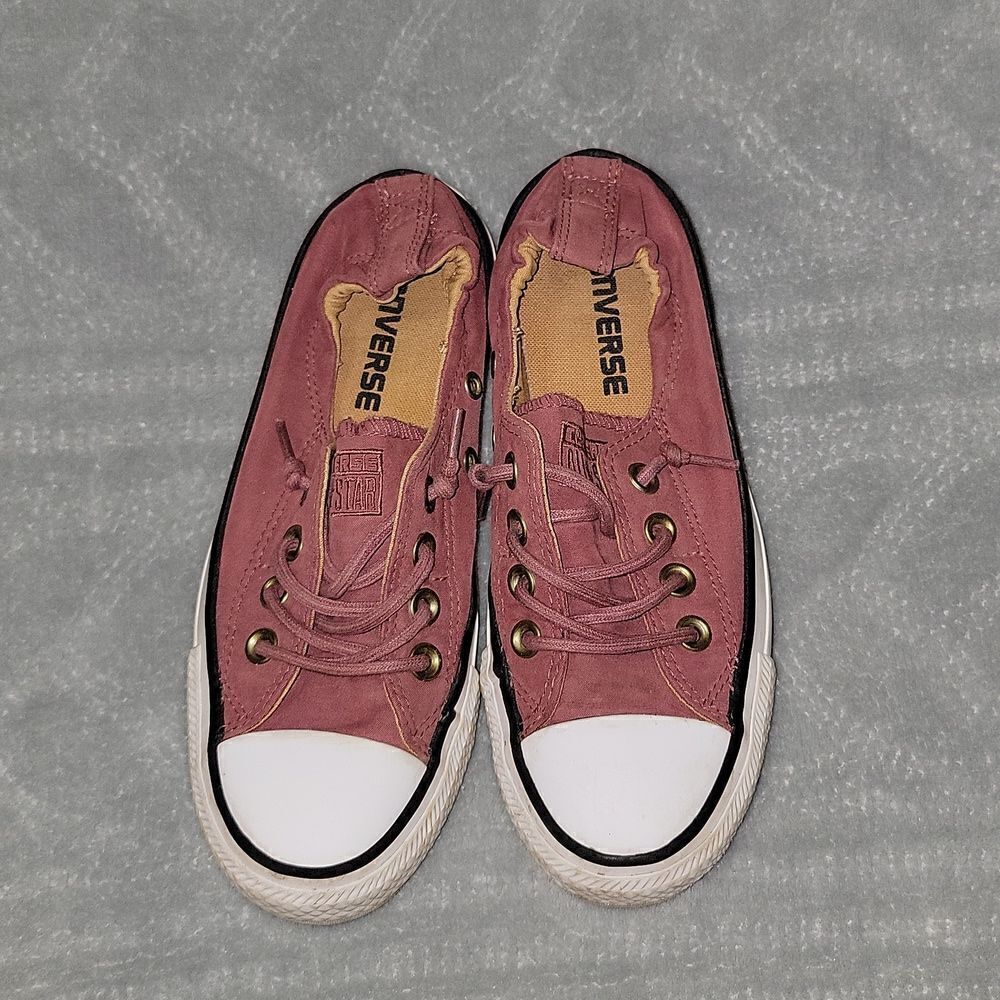 Chuck Taylor All Star Shoreline Canvas Lace Up Slip On Women Shoes Size 5
